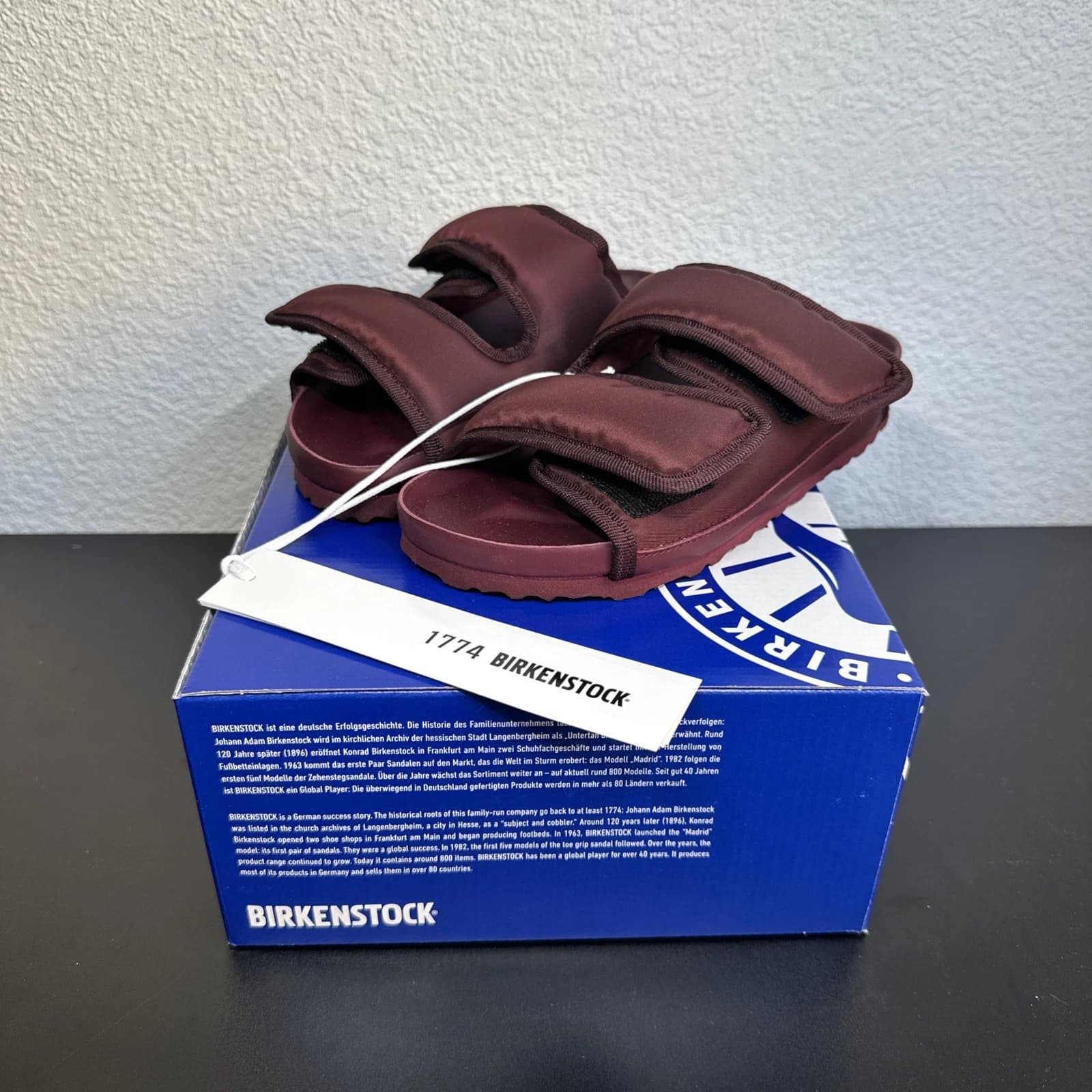 Birkenstock 1774 Arizona Cosny Nylon Port Royale 36 Schmale Weite Rare UVP 350€