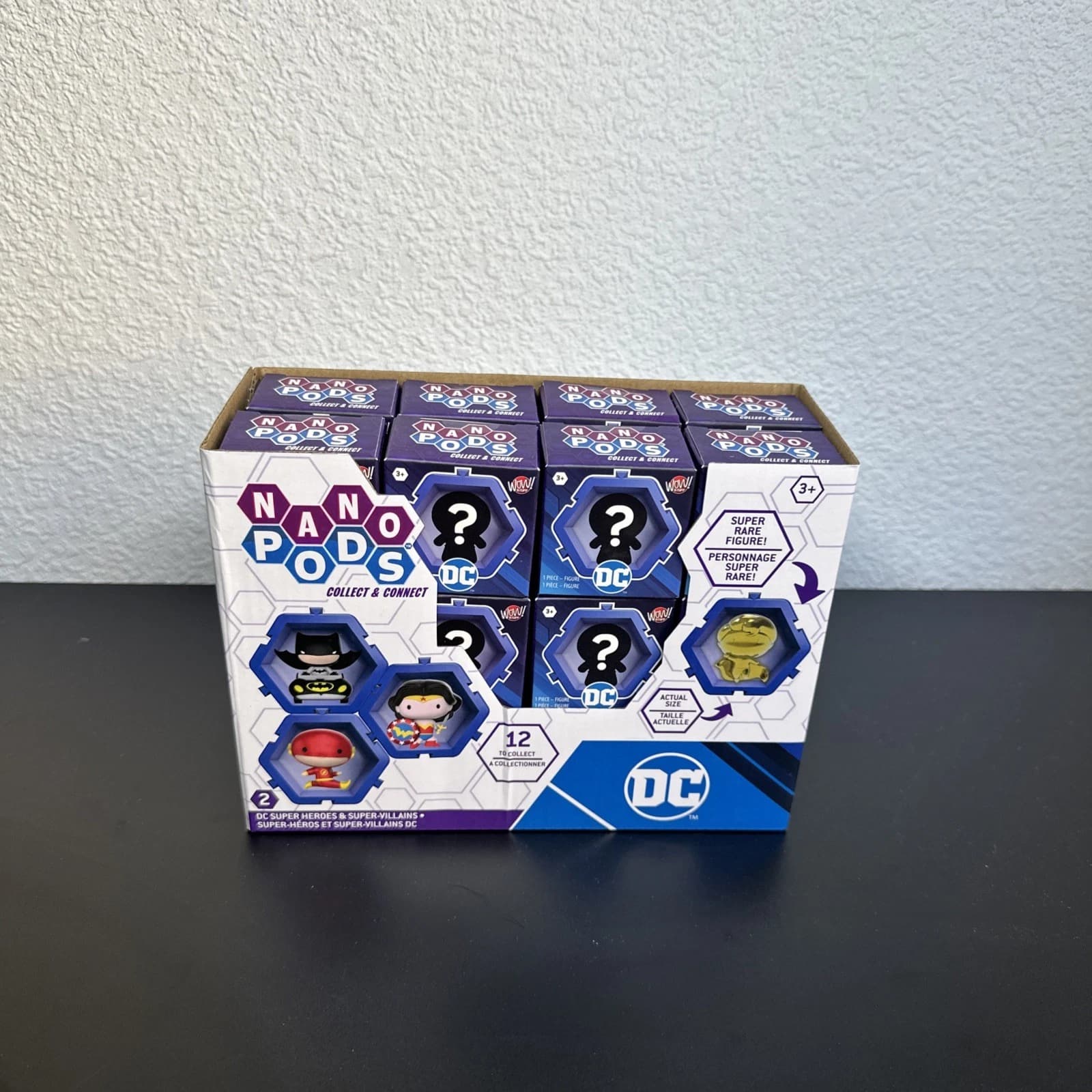 DC Nano 24 Pods Collect & Connect Blind Box Sammelfigur Neu WOW Stuff