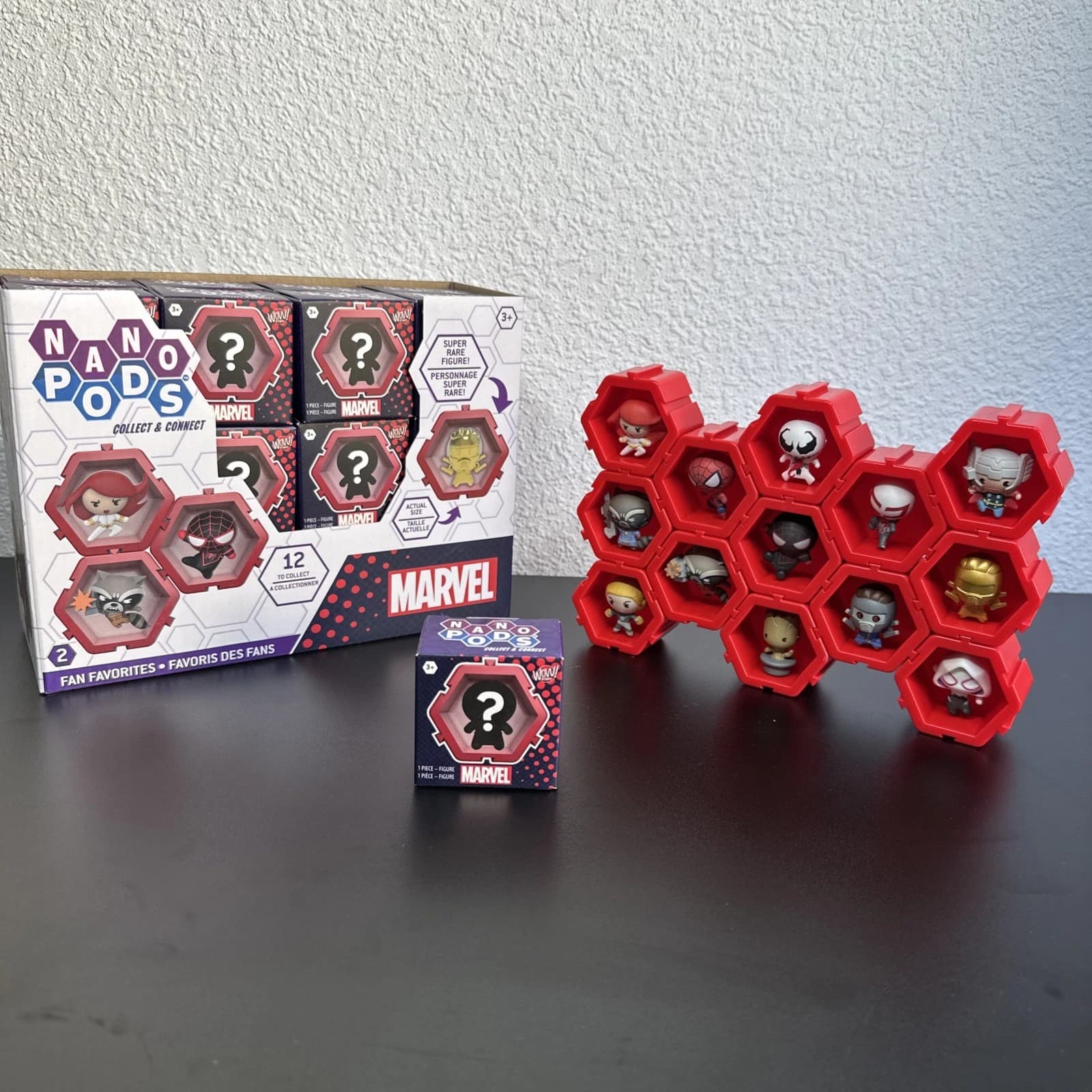 Marvel Nano 24 Pods Collect & Connect Blind Box Sammelfigur Neu